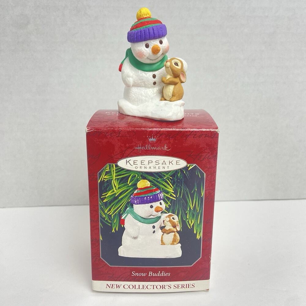 Hallmark Ornament Snow Buddies Vintage 1998 First in Collector's Series With Box